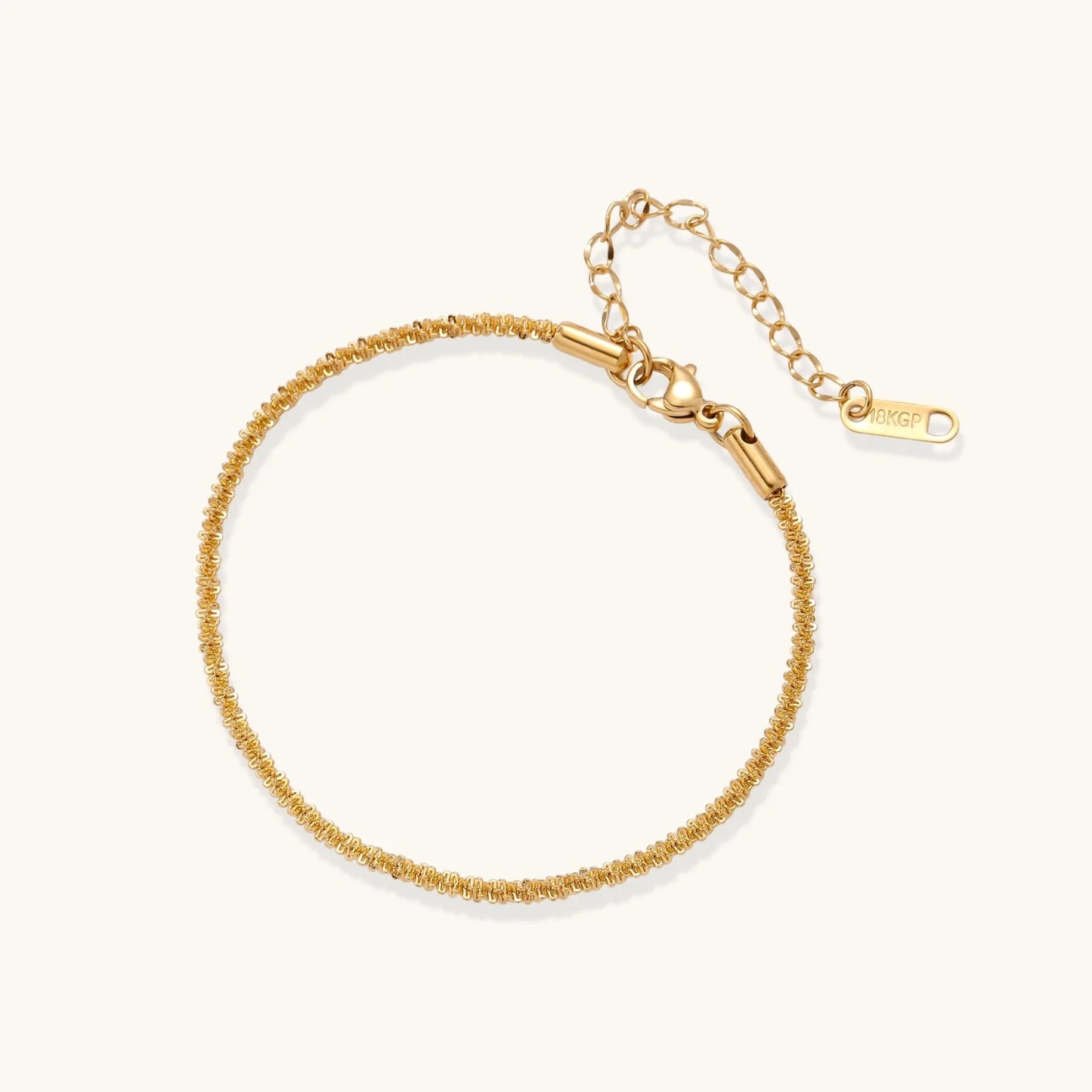 Golden Hour Armbånd -justerbart i 18K Gullbelagt Rustfritt Stål- Miljøvennlig