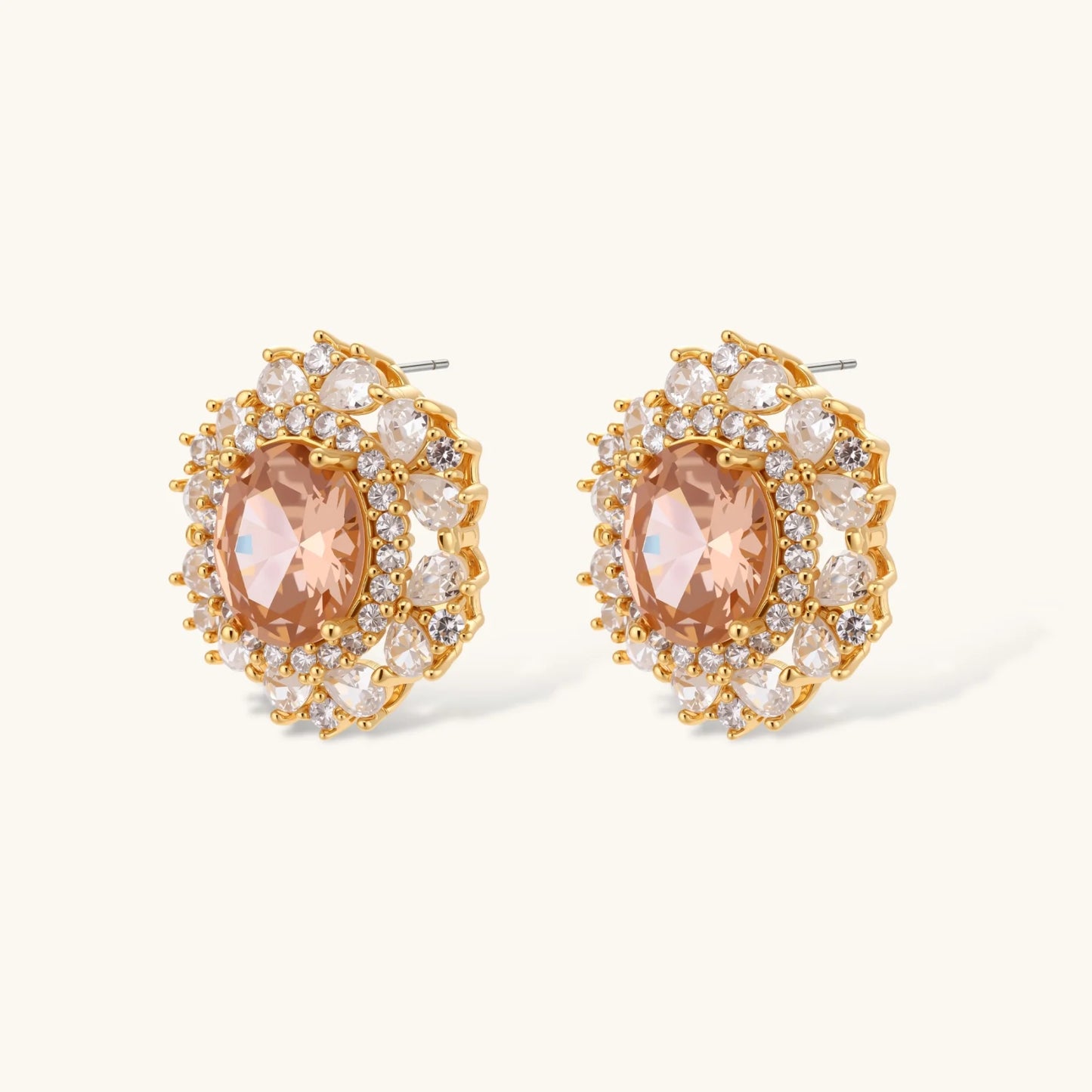 Vintage Glamour Set in 14K gold plated eco-brass
