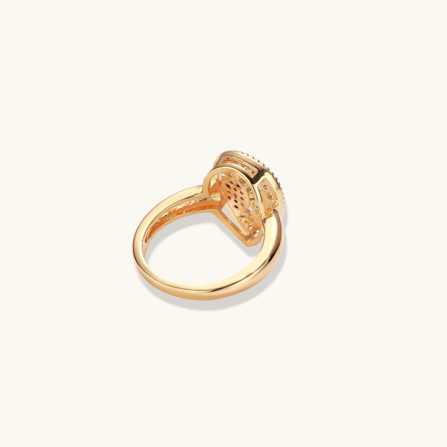 Enchanted Heart Ring | 18K Gold Plated Eco Brass