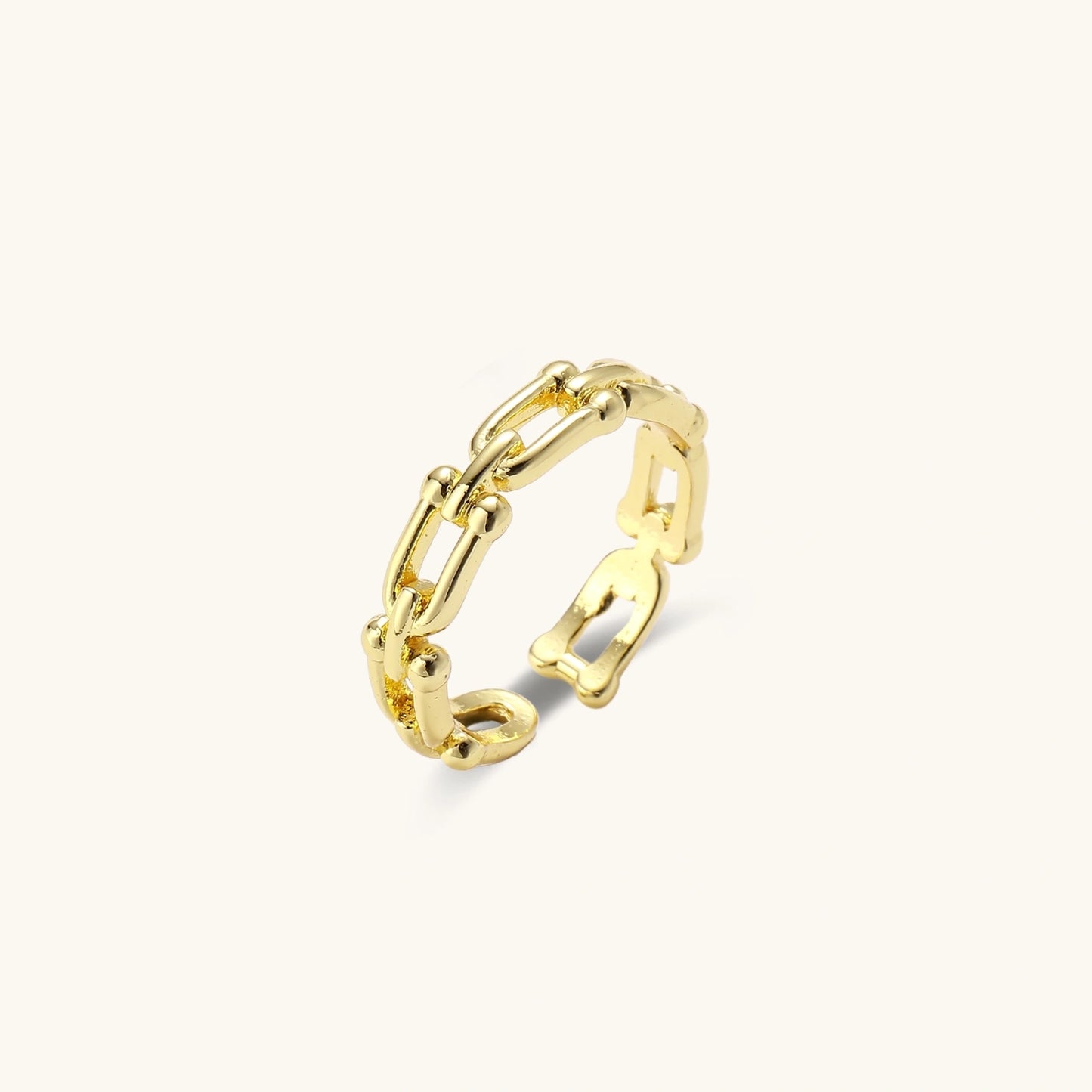 Golden Hour Ring Sett i 18 K gullbelagt Miljø-messing ( Eco-brass)- Cubic Zirkonia - Hudvennlig